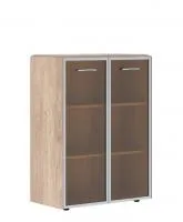 Шкаф со стеклянными дверьми в AL-раме DMC 85.7