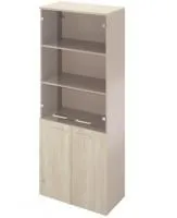 Шкаф высокий со стеклом ДГ45