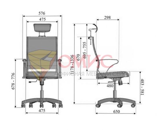 Стул офисный ErgoLife Sit Air B2-3 (хром)