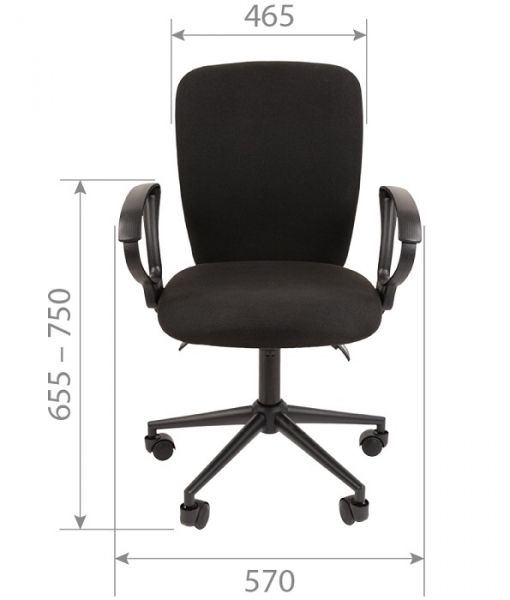 Кресло офисное CHAIRMAN 9801 black