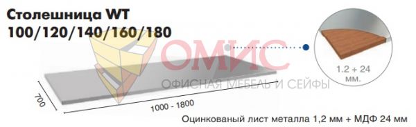 Столешница Profi WT-180
