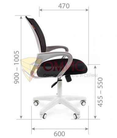 Кресло офисное CHAIRMAN 696 White