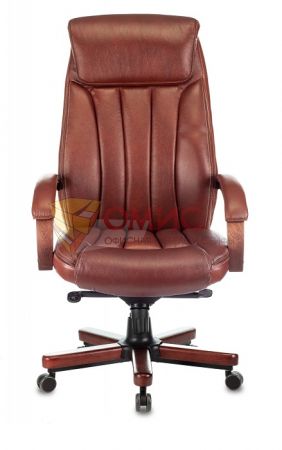 Кресло руководителя Бюрократ T-9922WALNUT