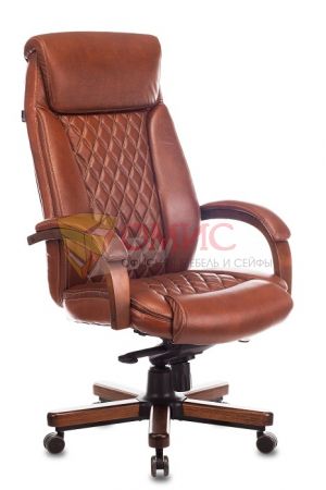 Кресло руководителя Бюрократ T-9924WALNUT